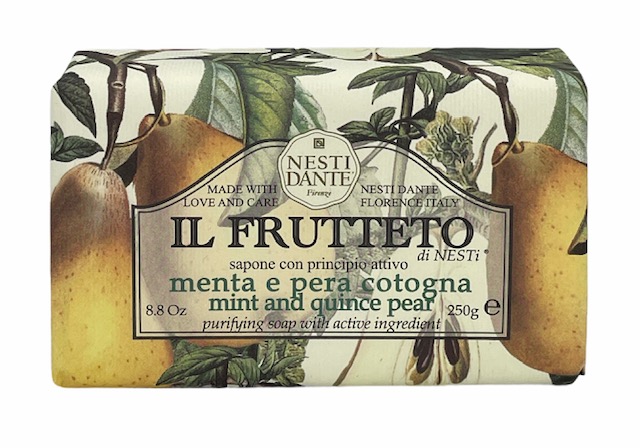 Мыло Il Frutteto Mint & Quince pear 250г (Мята и айвовая груша)