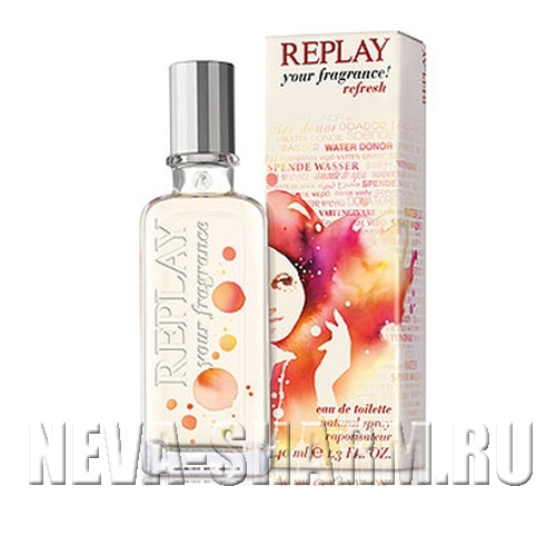 Replay Your Fragrance! Refresh For Her от магазина Parfumerim.ru